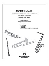 Behold the Lamb Instrumental Parts choral sheet music cover Thumbnail